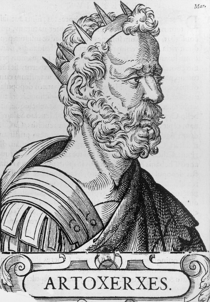 Artaxerxes II (c.404-358 قبل الميلاد) ملك بلاد فارس بواسطة المدرسة الفرنسية