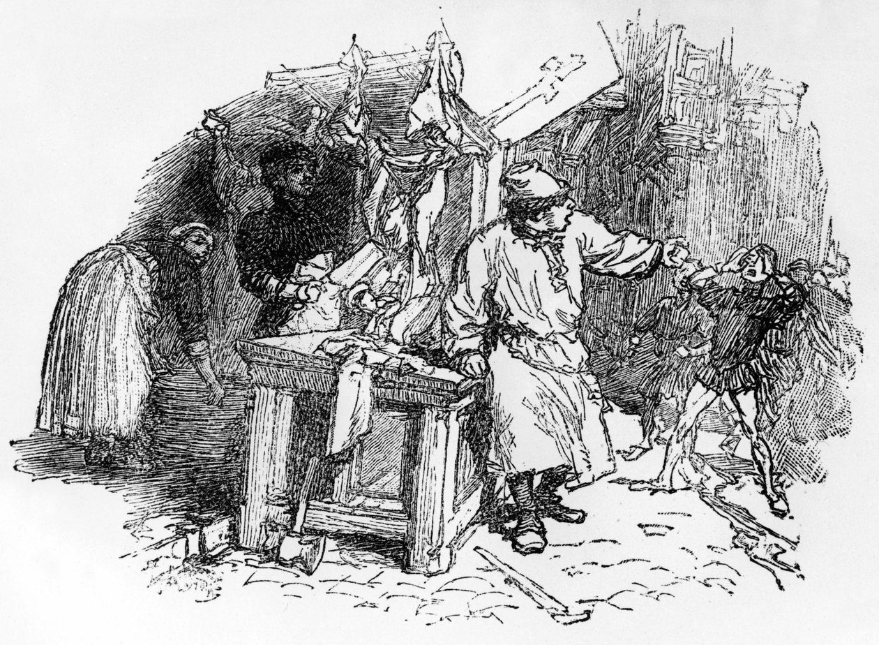 بالاد من فرانسوا فيلون "سانتا كلوز ، الذي يزرع الكرمة" ، طبعة بيليتان ، 1896 بواسطة المدرسة الفرنسية
