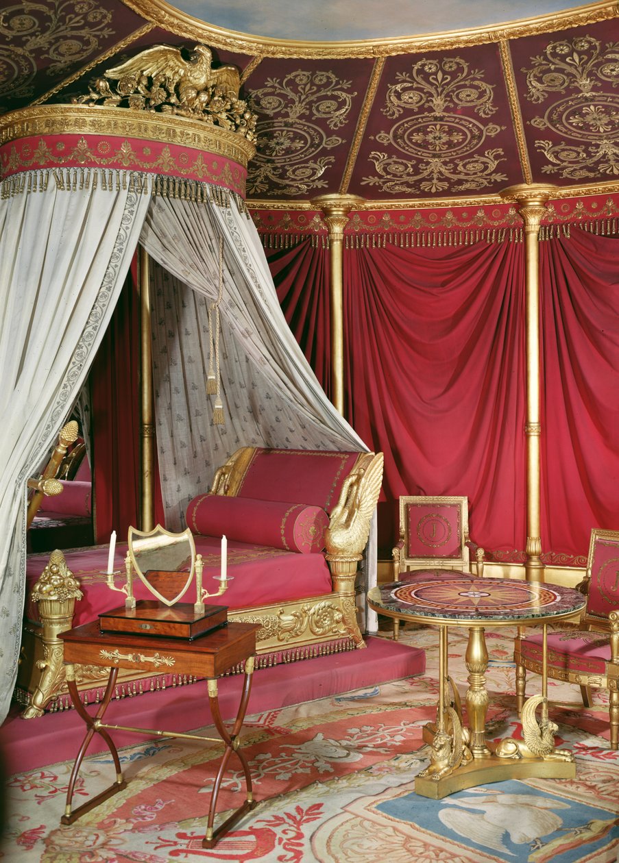 غرفة نوم الإمبراطورة جوزفين (1763-1814) بواسطة المدرسة الفرنسية
