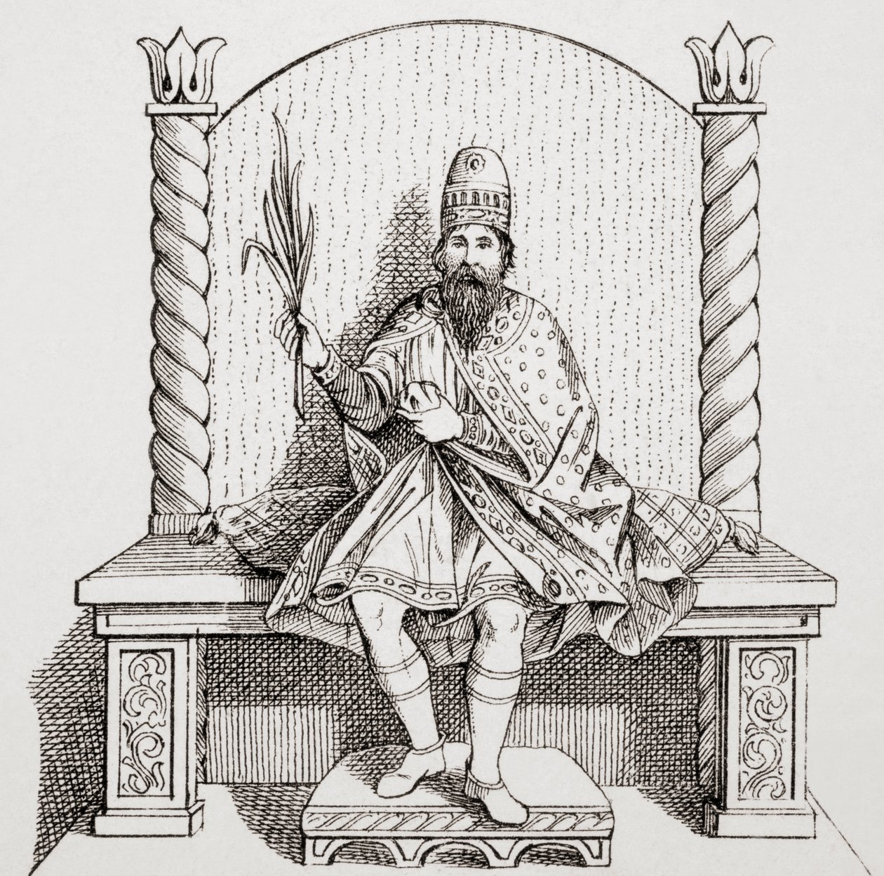 Boniface III of Tuscany ، Margrave of Tuscany ، المعروف أيضًا باسم Boniface IV أو Boniface of Canossa ، 985-1052 ، من L