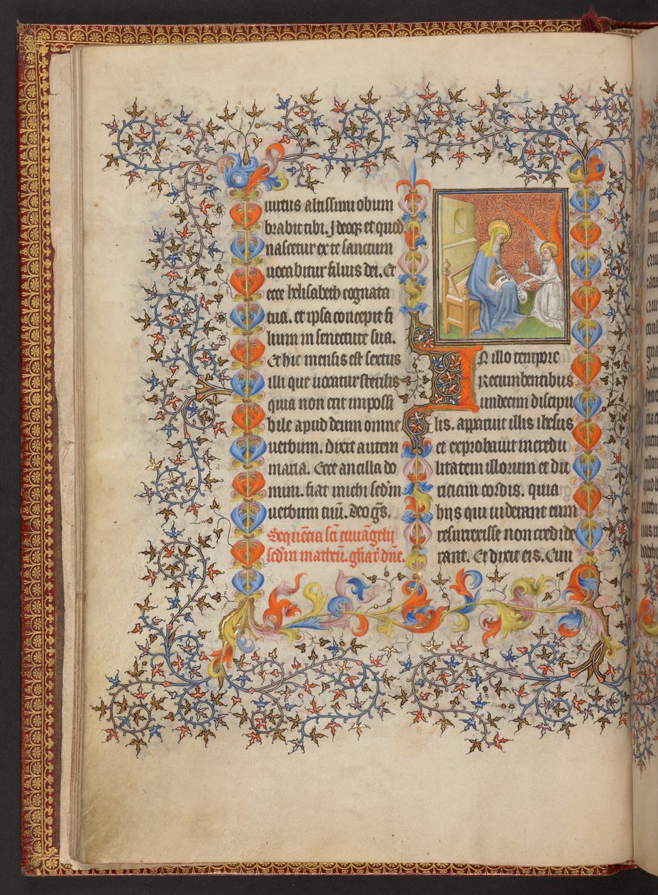 كتاب الصلوات ، إضافة MS 32454 f.10v ، فرنسا بواسطة المدرسة الفرنسية