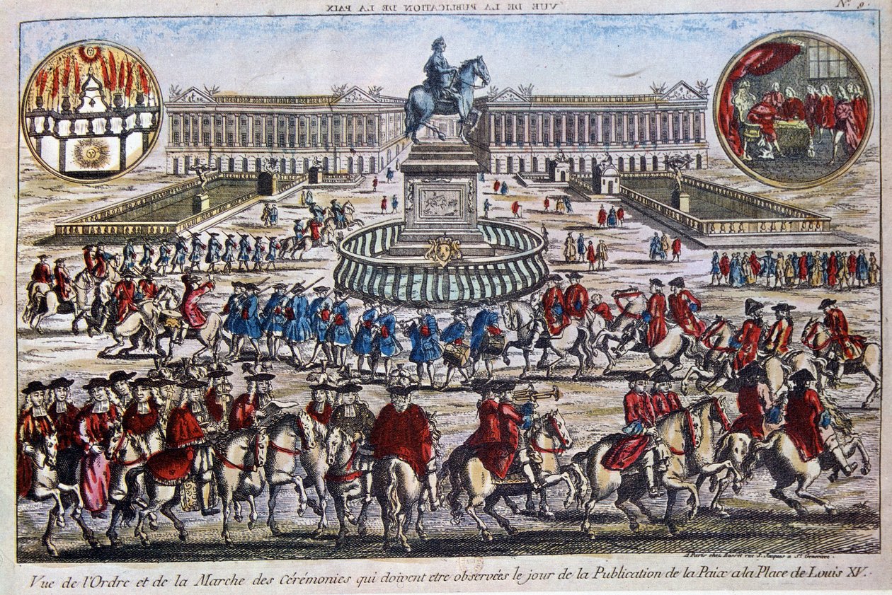 Ceremony for the publication of Peace (end of the Seven Years