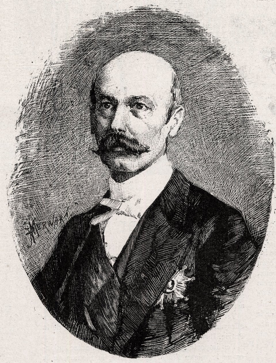 تشارلز جوزيف (تشارلز جوزيف) تيسو - دبلوماسي وعالم آثار فرنسي - 1828-1884 بواسطة المدرسة الفرنسية