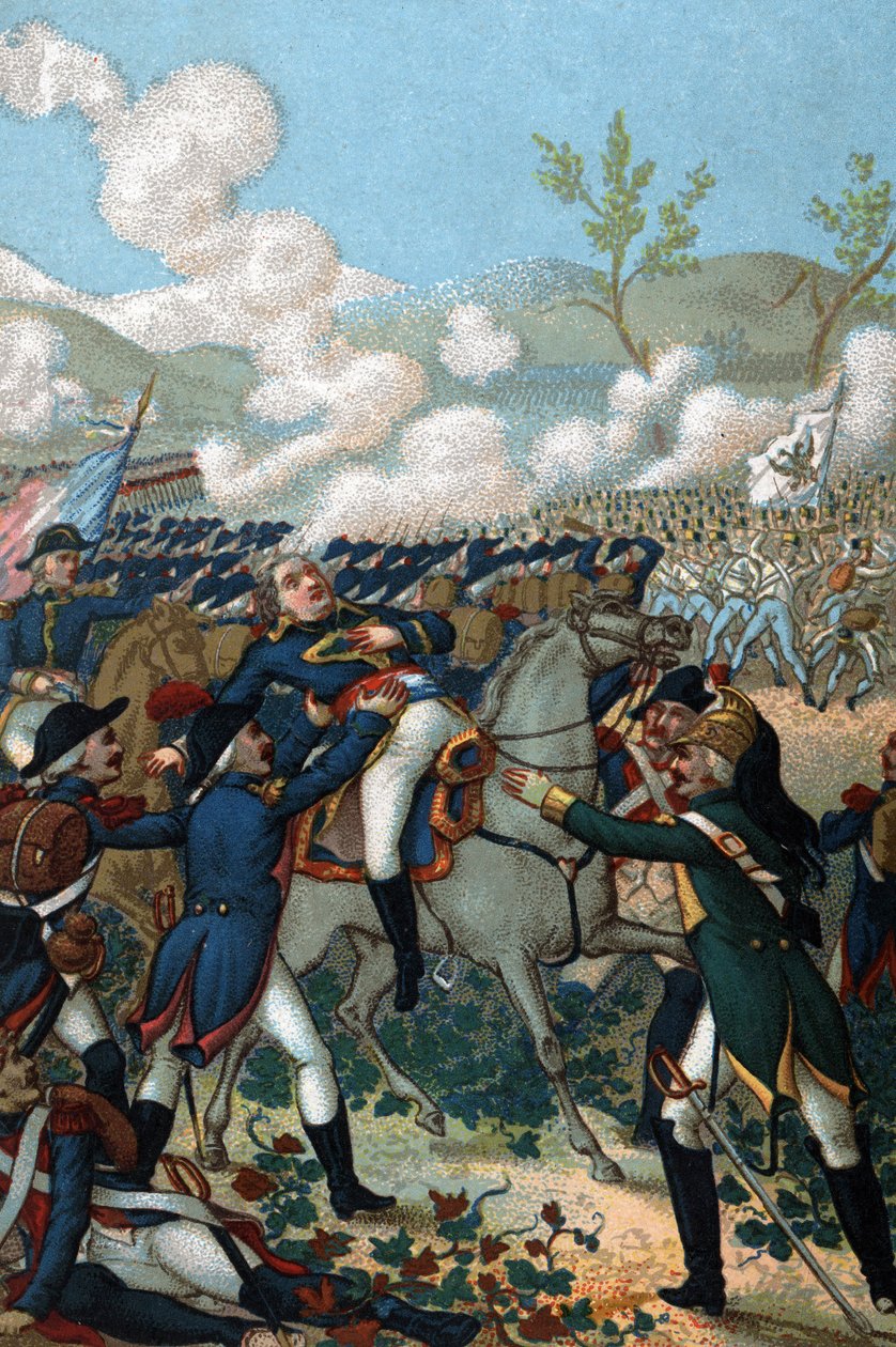 توفي تشارلز أنطوان ديزايكس دي فيجو (1768-1800) ، الجنرال الفرنسي ، في مارينغو في 14 يونيو 1800. بواسطة المدرسة الفرنسية