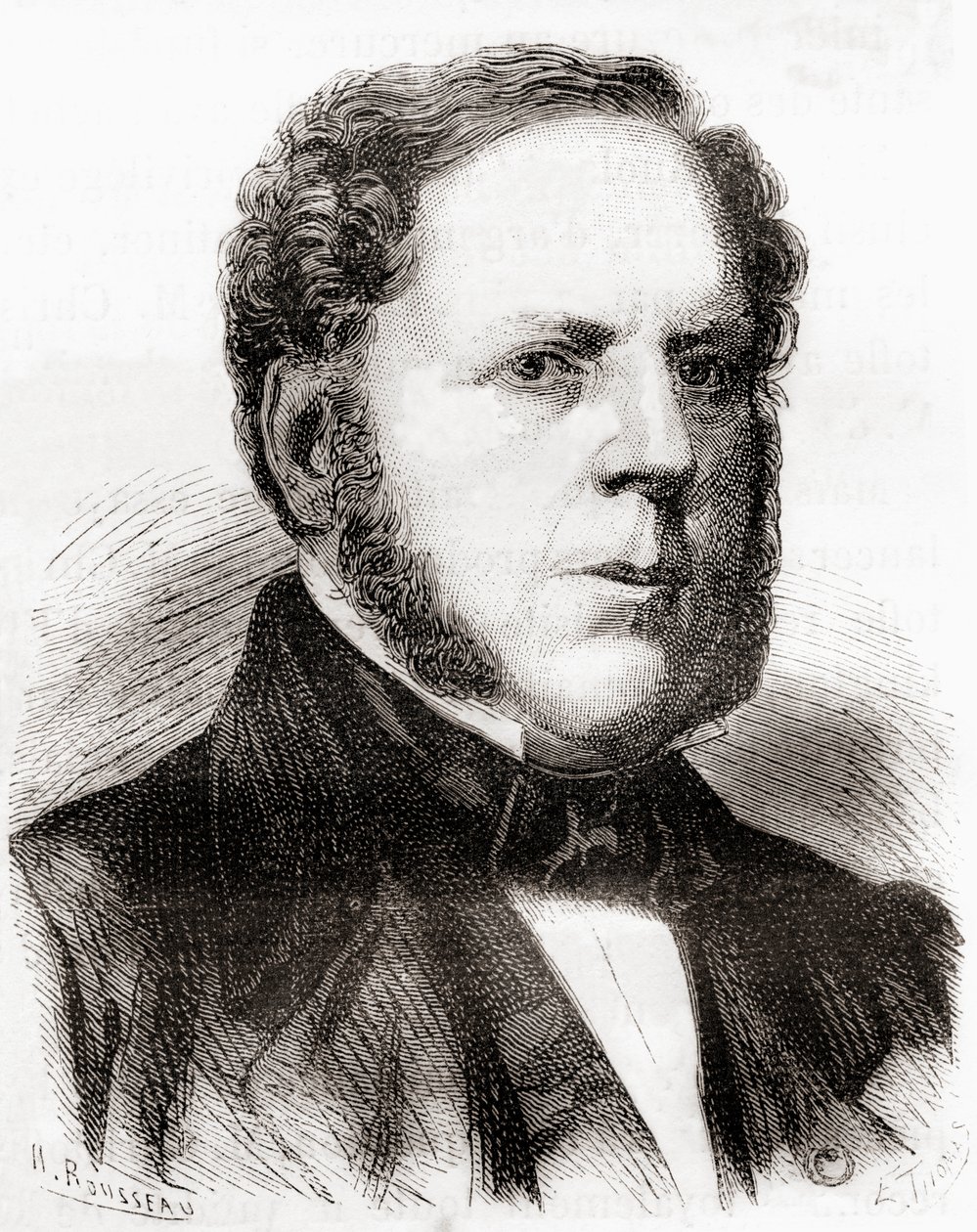 Charles Christofle, from Les Merveilles de la Science, published c.1870 (engraving) بواسطة المدرسة الفرنسية