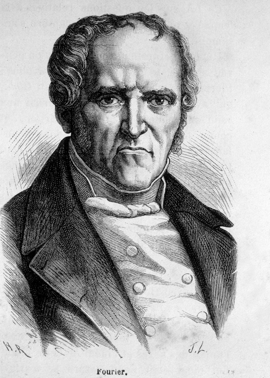 تشارلز فورييه (1772-1837) ، فيلسوف واقتصادي فرنسي. بواسطة المدرسة الفرنسية