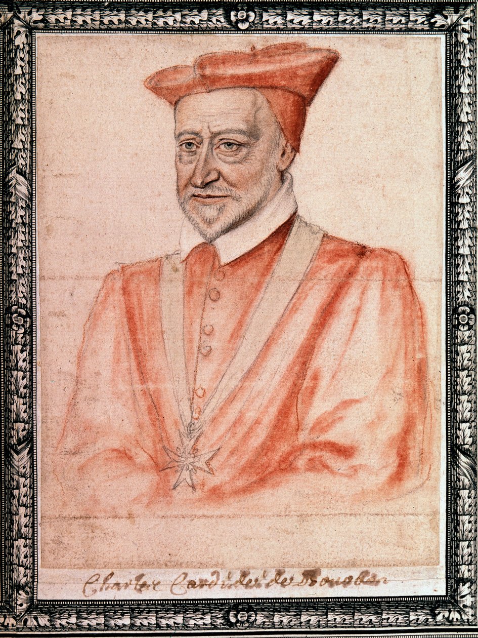 شارل دي بوربون (1523-1590) ، رئيس أساقفة روان (رسم) بواسطة المدرسة الفرنسية