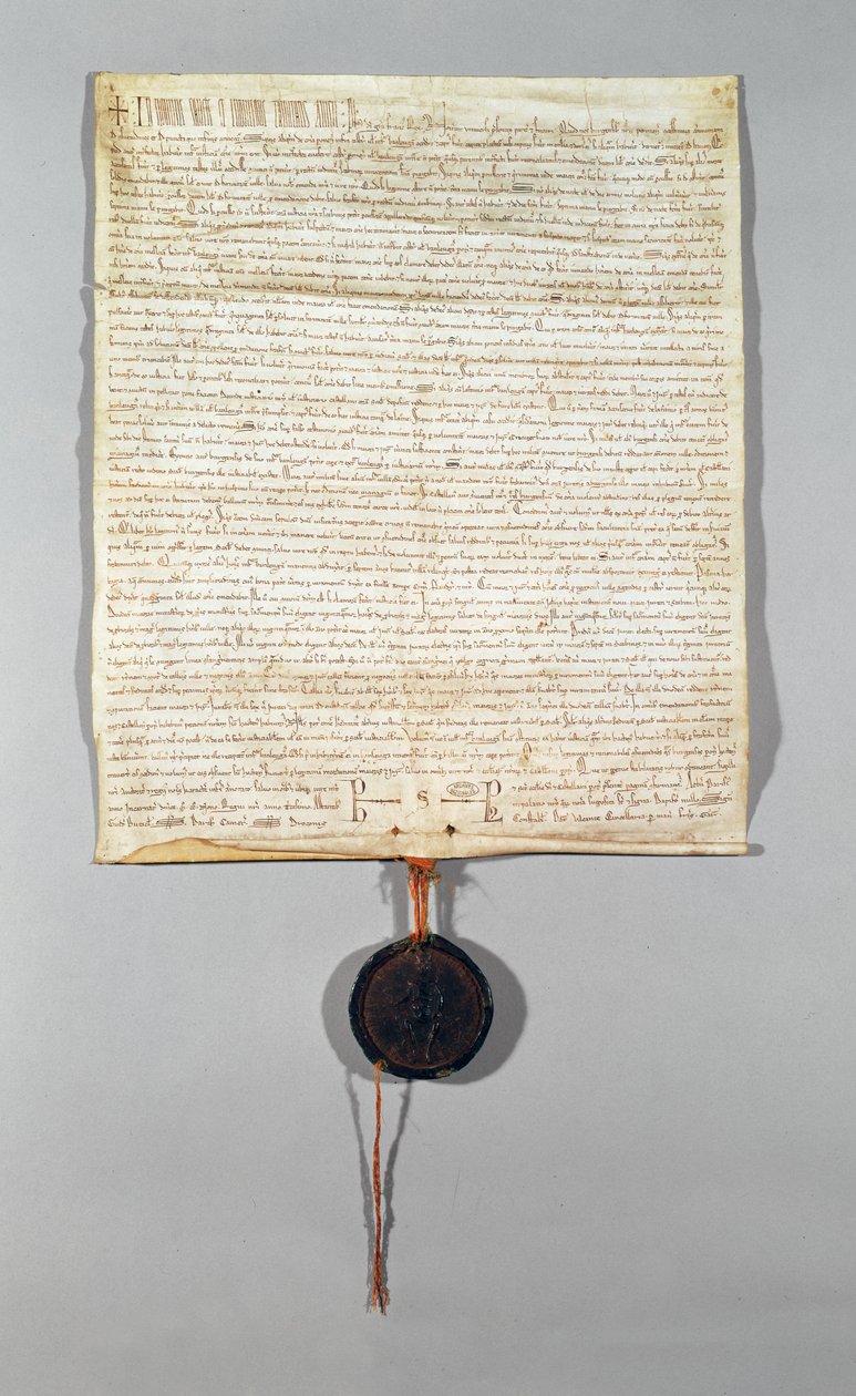 ميثاق كومونة بيرون الممنوحة من فيليب أوغست (1165-1223) 1209 (الرق) بواسطة المدرسة الفرنسية