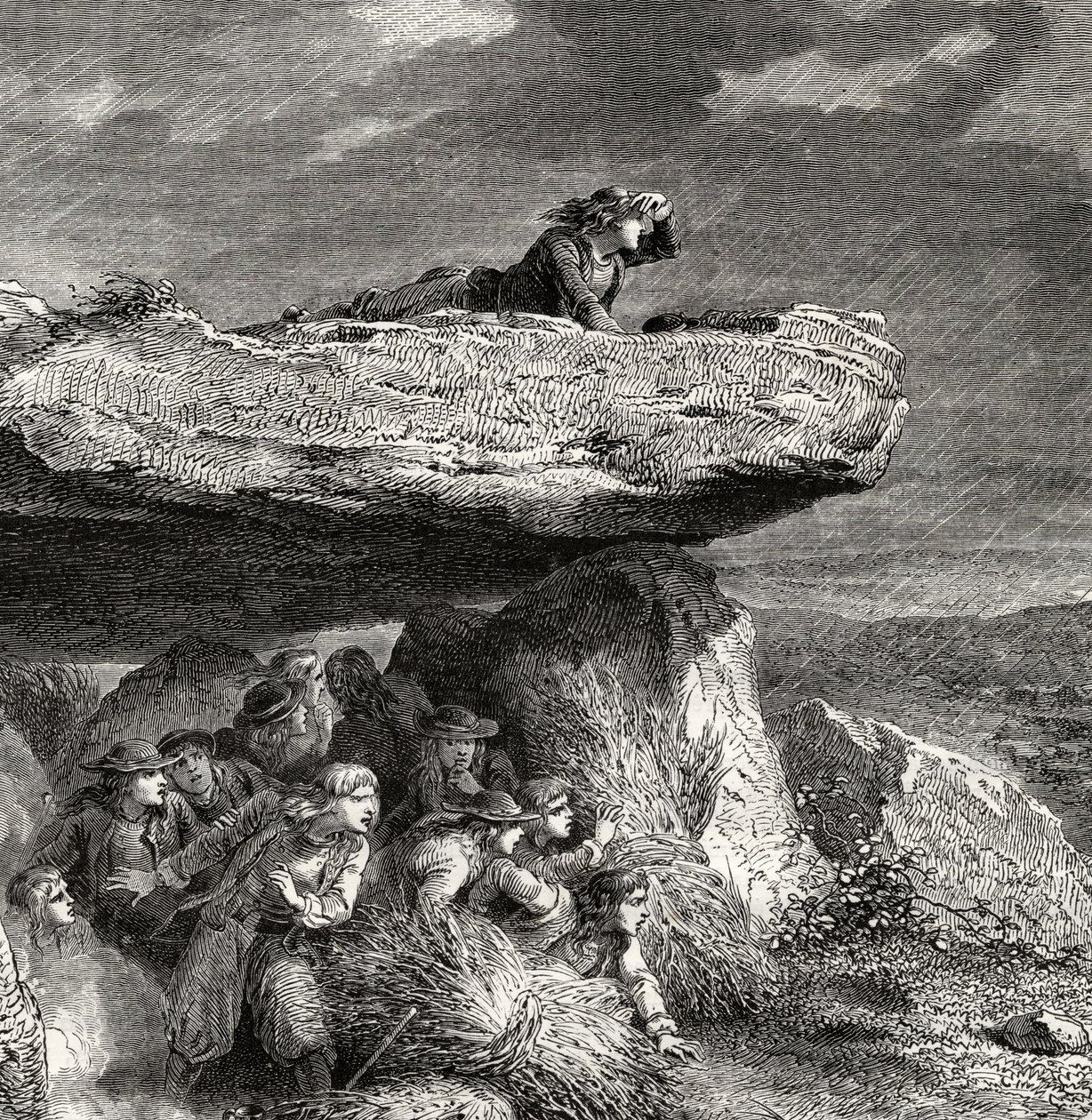 Chouannerie ، من "Histoire de la Revolution Française" بقلم لويس بلانك (1811-1882) بواسطة المدرسة الفرنسية