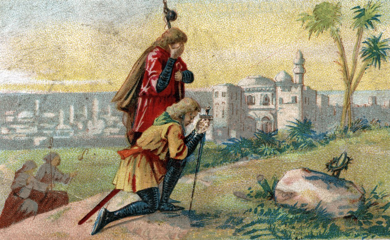Chromolithography of the end of the 19th century. بواسطة المدرسة الفرنسية