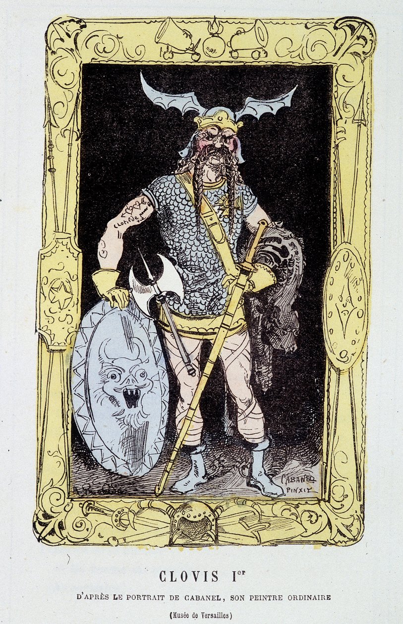 Clovis 1er - in “” Histoire de France Tintamarresque”” by Touchatout بواسطة المدرسة الفرنسية