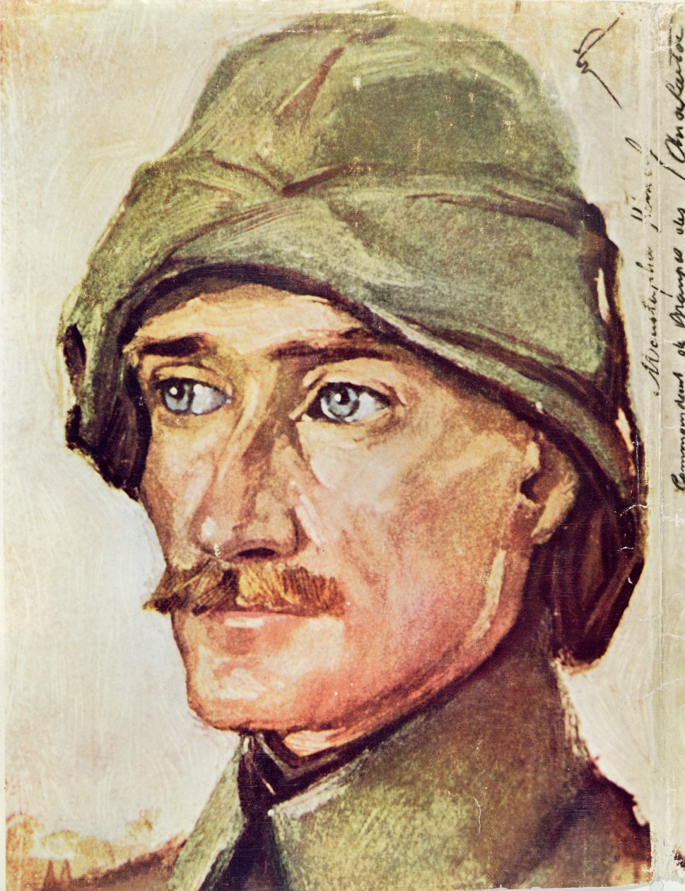 القائد كمال (مصطفى) أتاتورك (1881-1938) 1914-18 بواسطة المدرسة الفرنسية