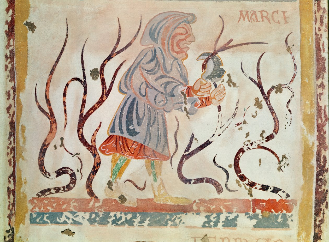 نسخة من نسخة أصلية من العصور الوسطى تصور مارس ، من احتلال الأشهر ، من Chapelle de Pritz ، Laval بواسطة المدرسة الفرنسية