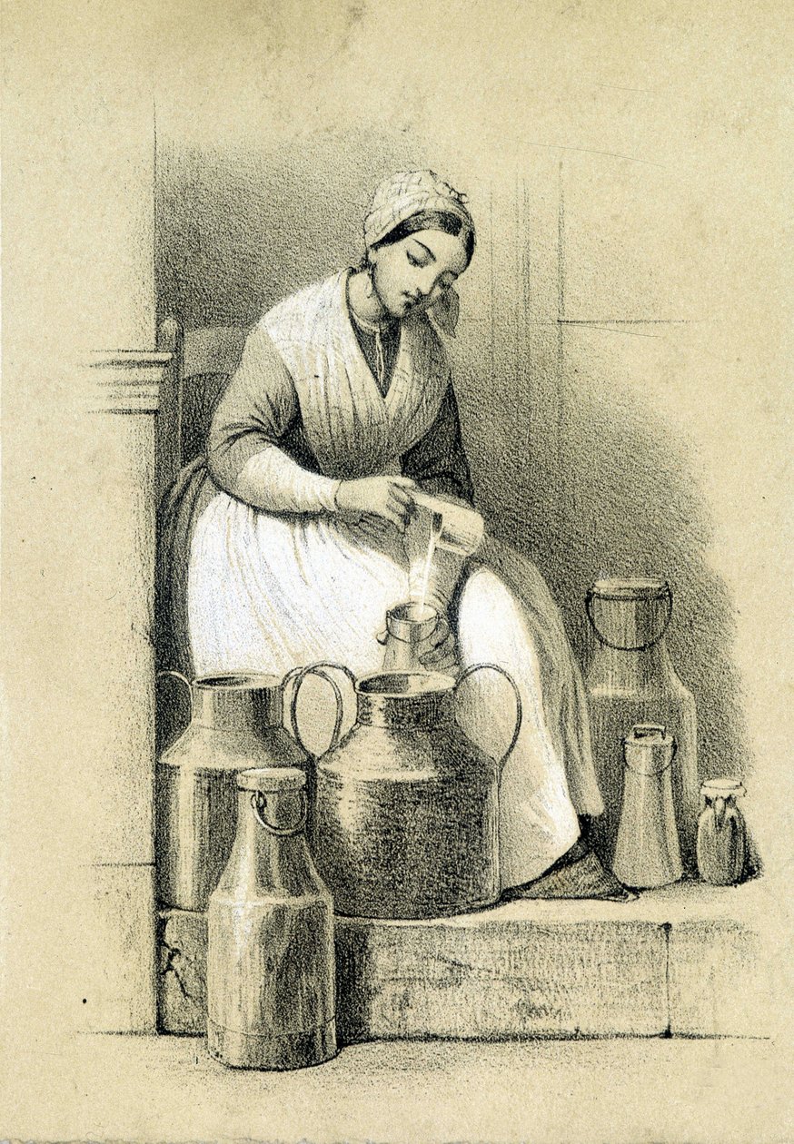 الألبان ، فرنسا ، 1855 بواسطة المدرسة الفرنسية