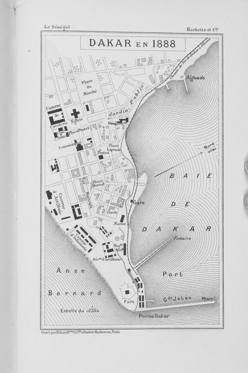 داكار عام 1888 بواسطة المدرسة الفرنسية