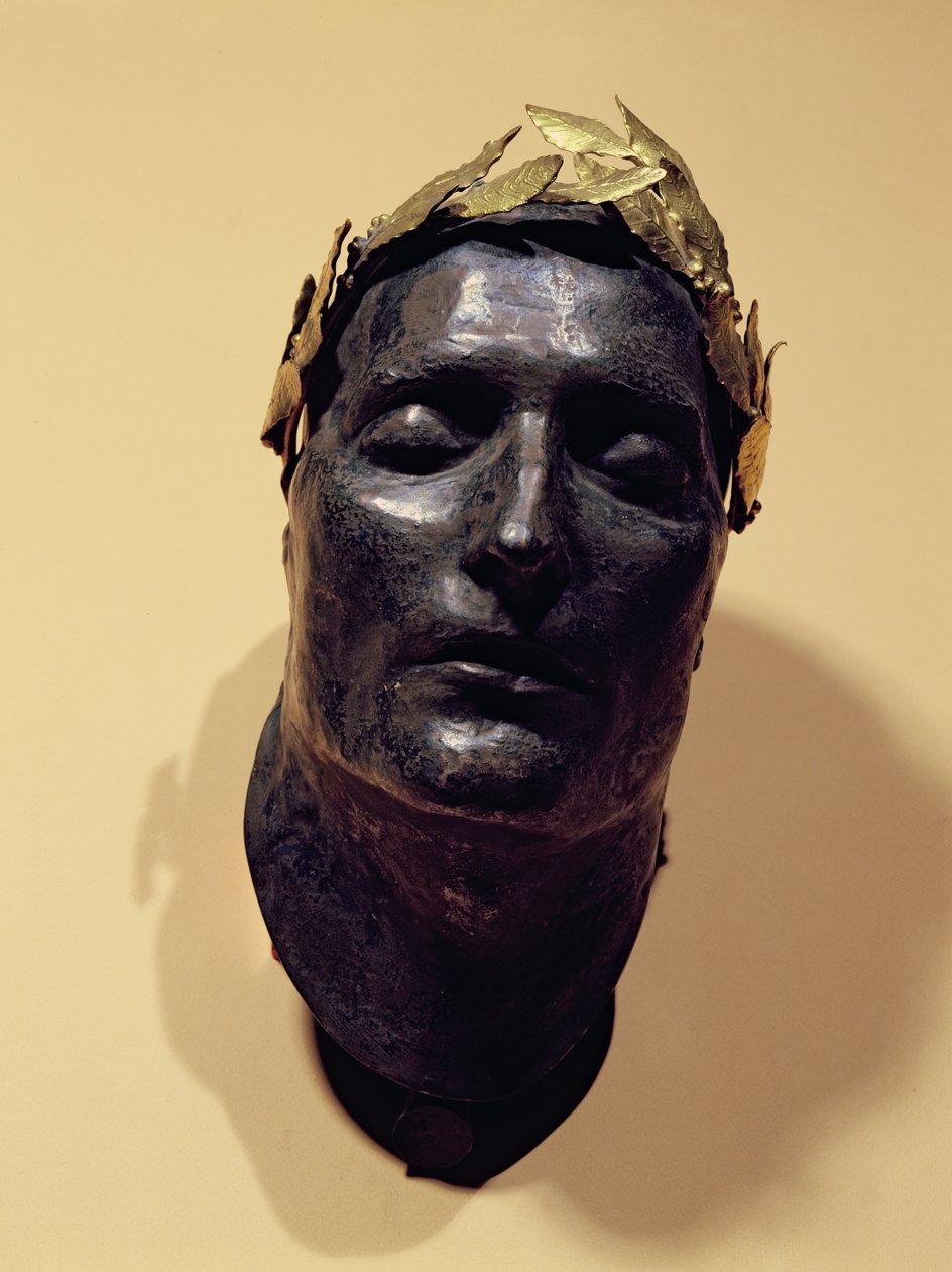 قناع الموت لنابليون بونابرت (1769-1821) بواسطة المدرسة الفرنسية