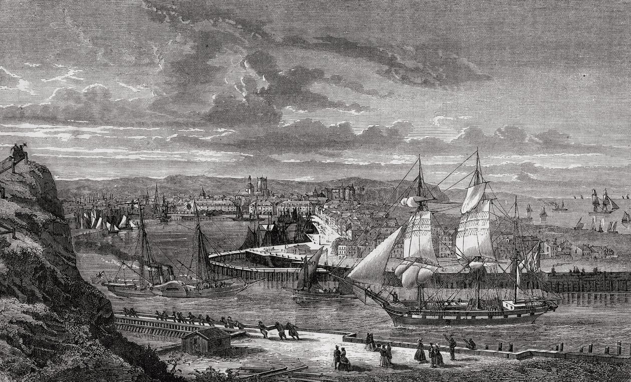 دييب في القرن الثامن عشر ، من "تاريخ الثورة الفرنسية" بواسطة لويس بلانك (1811-1882) بواسطة المدرسة الفرنسية
