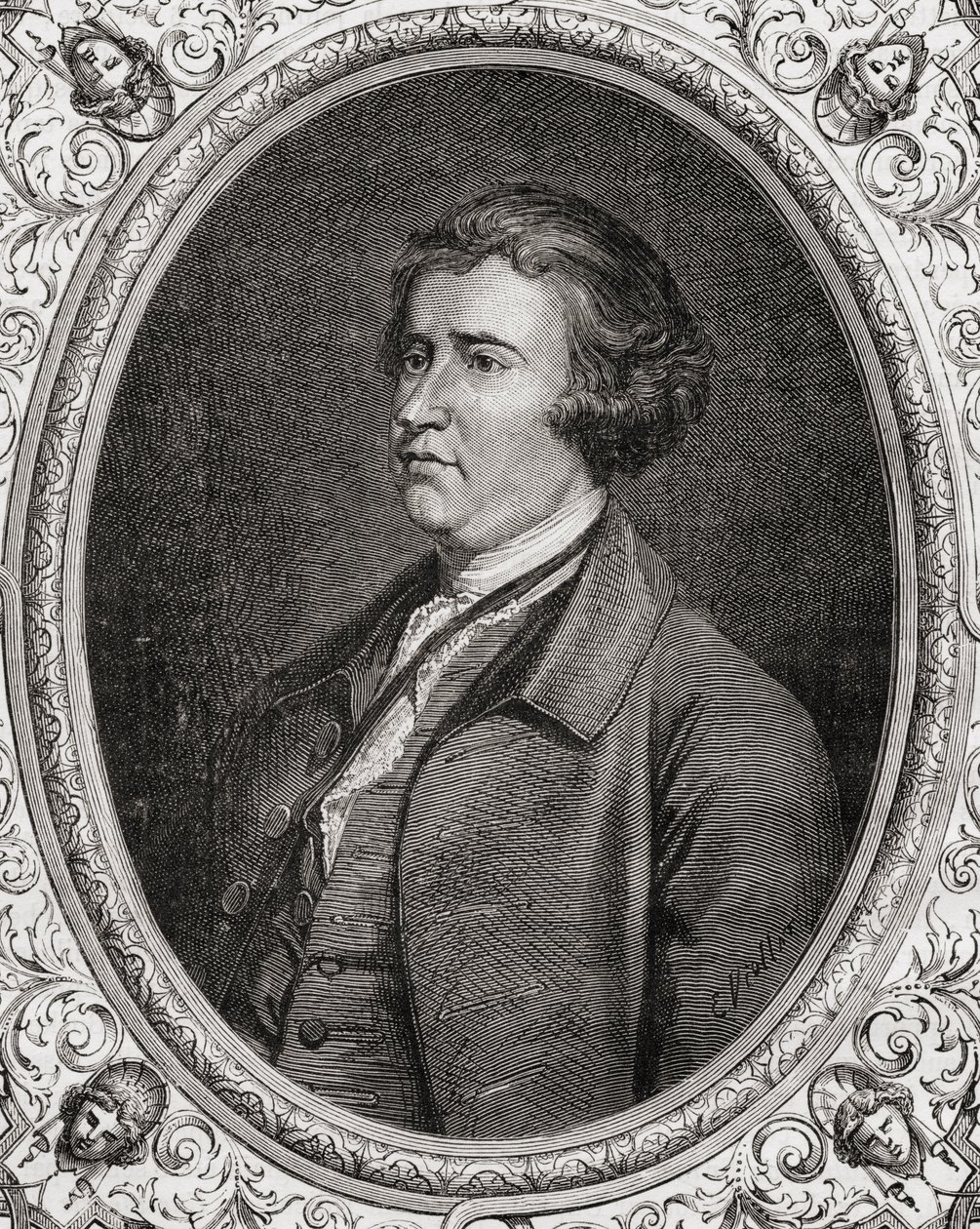 إدموند بورك ، من Histoire de la Revolution Française بواسطة Louis Blanc (1811-1882) بواسطة المدرسة الفرنسية