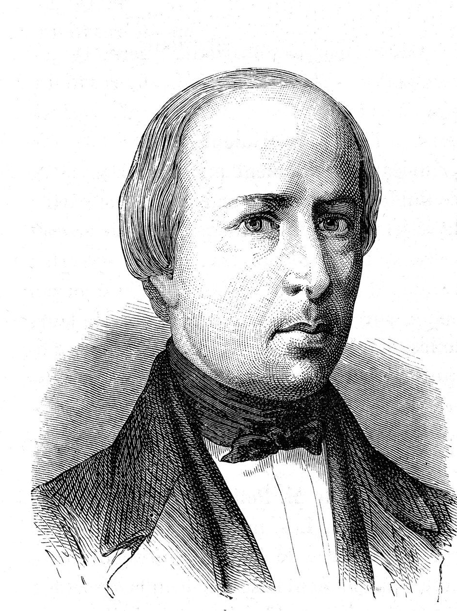 إرنست بيتين (1812-1879)، مخترع فرنسي للبالونات الهوائية. بواسطة المدرسة الفرنسية