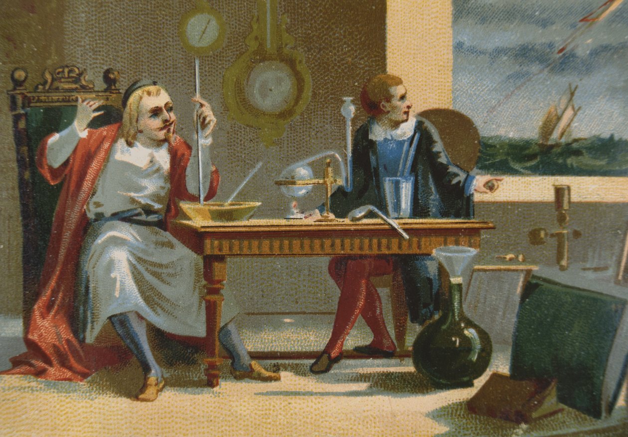 Evangelista Torricelli (1608-47) ، مخترع مقياس الحرارة بواسطة المدرسة الفرنسية