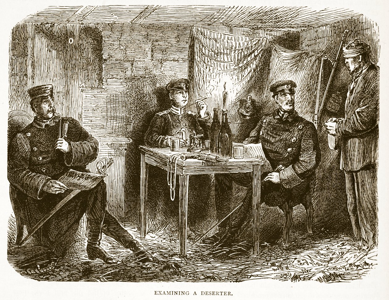 دراسة هروب ، توضيح من كاسيل تاريخ الحرب بين فرنسا وألمانيا ، 1870-1871 بواسطة المدرسة الفرنسية