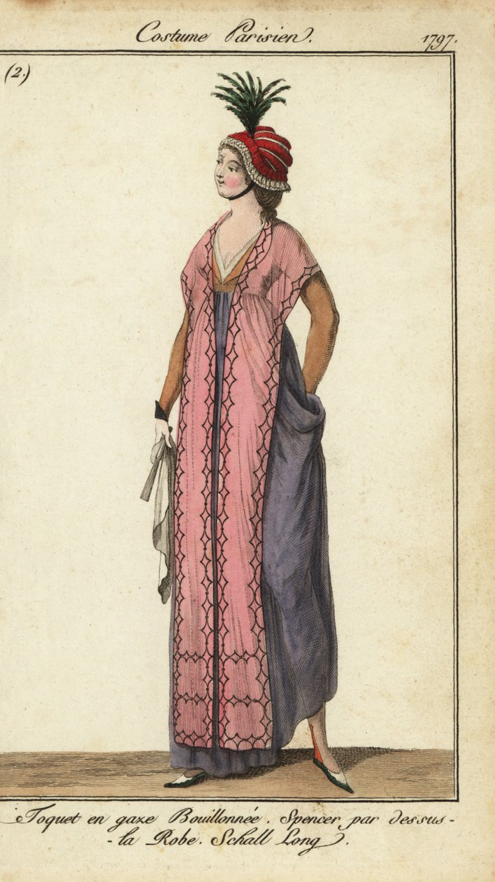 Fashionable women of the Directoire بواسطة المدرسة الفرنسية