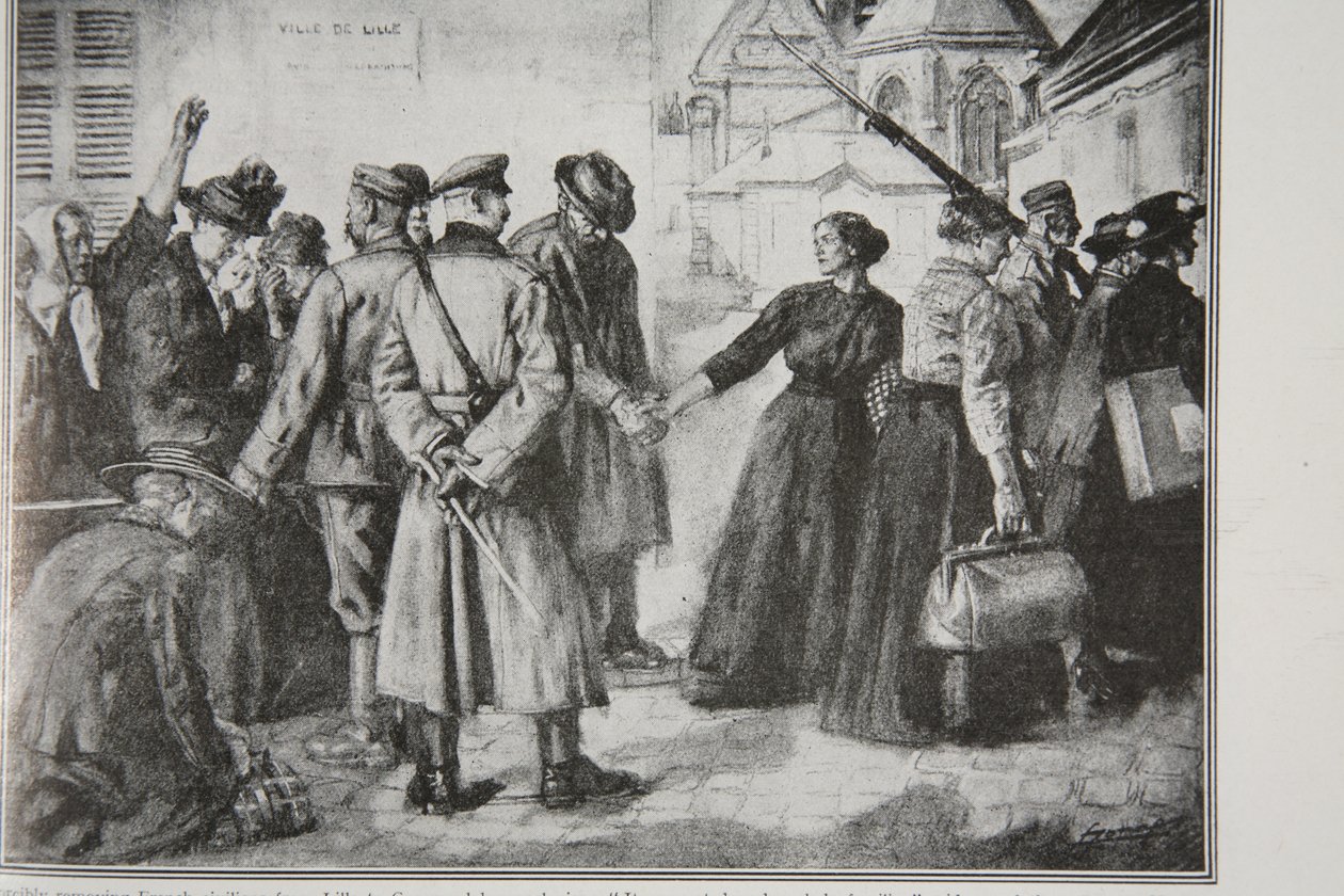 نقل المدنيين الفرنسيين قسراً من ليل إلى مستعمرات العمل الألمانية ، 1914-1919 بواسطة المدرسة الفرنسية