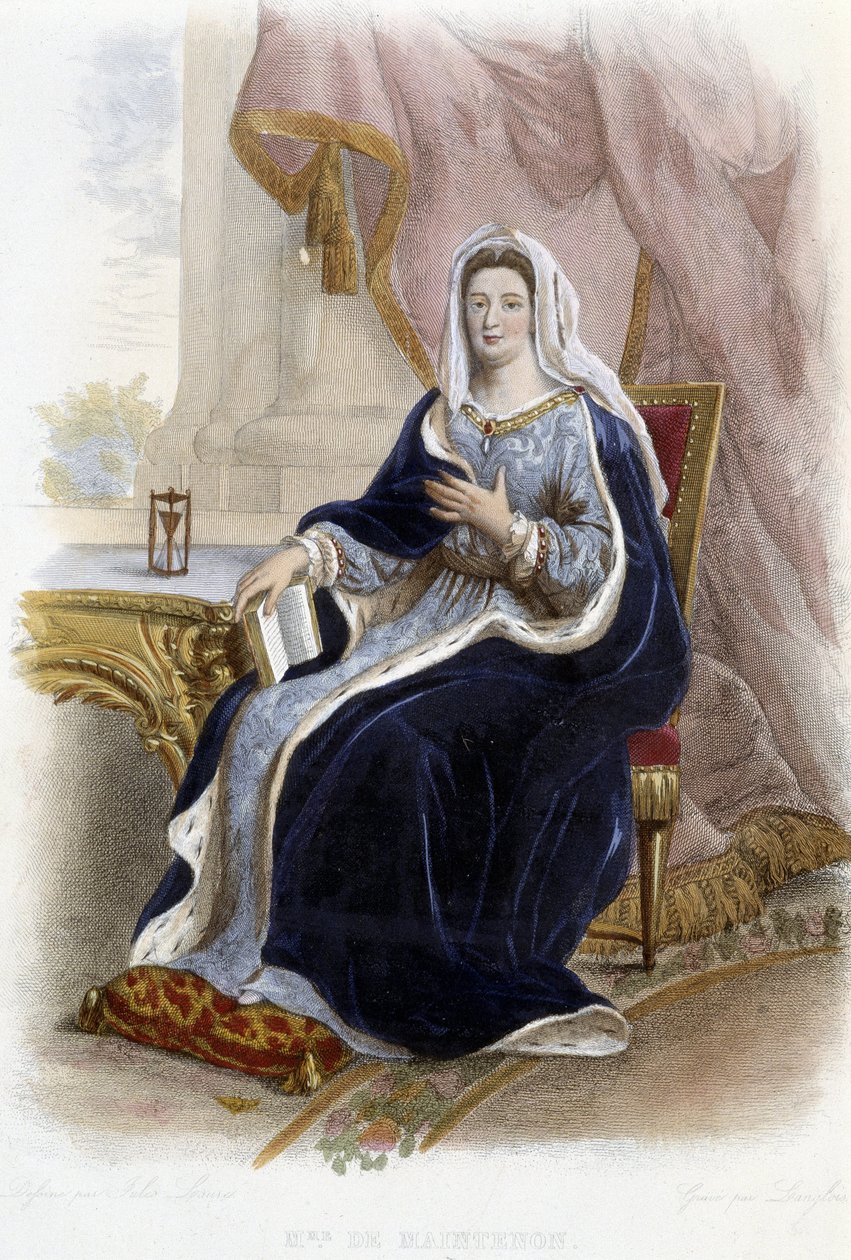 فرانسواز دوبيني ، ماركيز (مدام) دي مينيت ، سيدة فرنسية (1635-1719) - في "لو بلوتارك فرانسيس" ، إد مينيت بواسطة المدرسة الفرنسية
