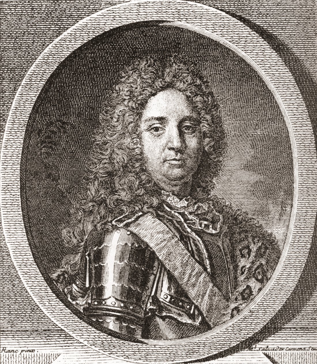 فرانسوا ماري دي بروجلي ، دوق بروغلي الأول ، 1671 1745. القائد العسكري الفرنسي. من Les Heures Libres تم نشره عام 1908. بواسطة المدرسة الفرنسية