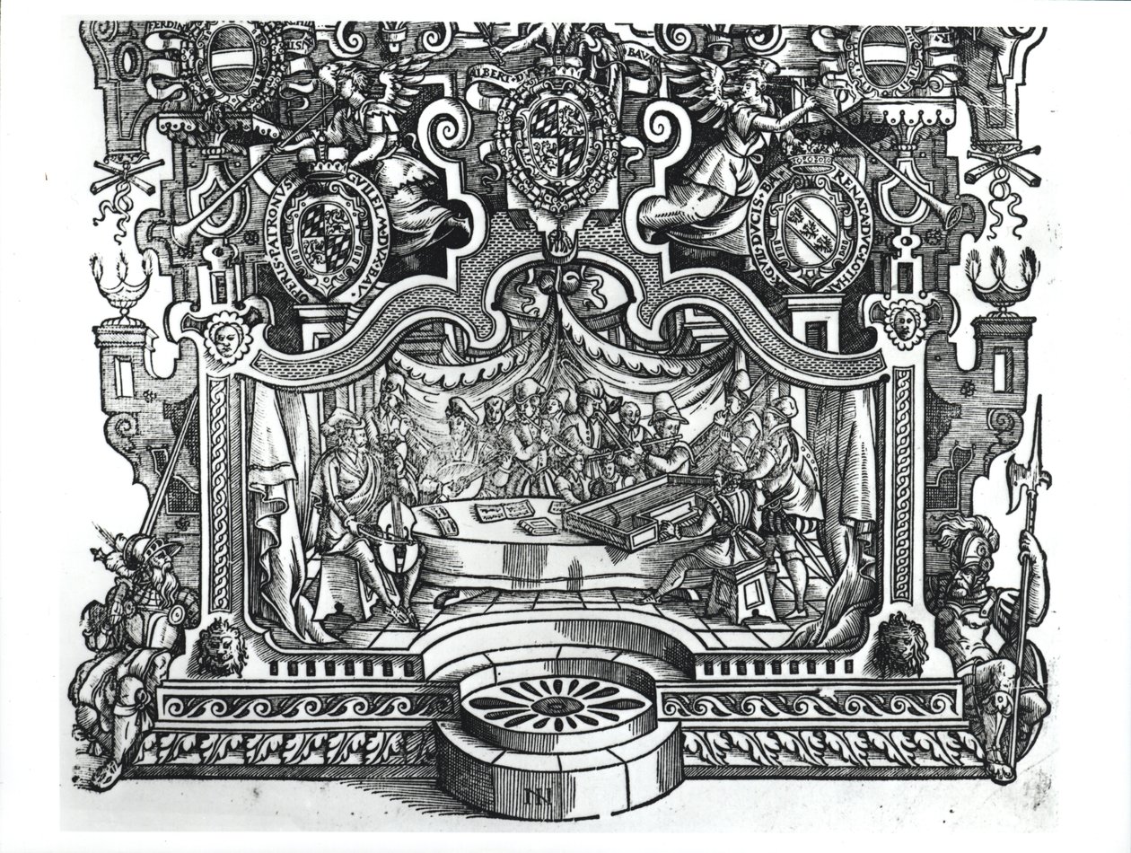 صورة للواجهات من قبل رولان دي لاسوس (1532-1594) ، 1589 بواسطة المدرسة الفرنسية