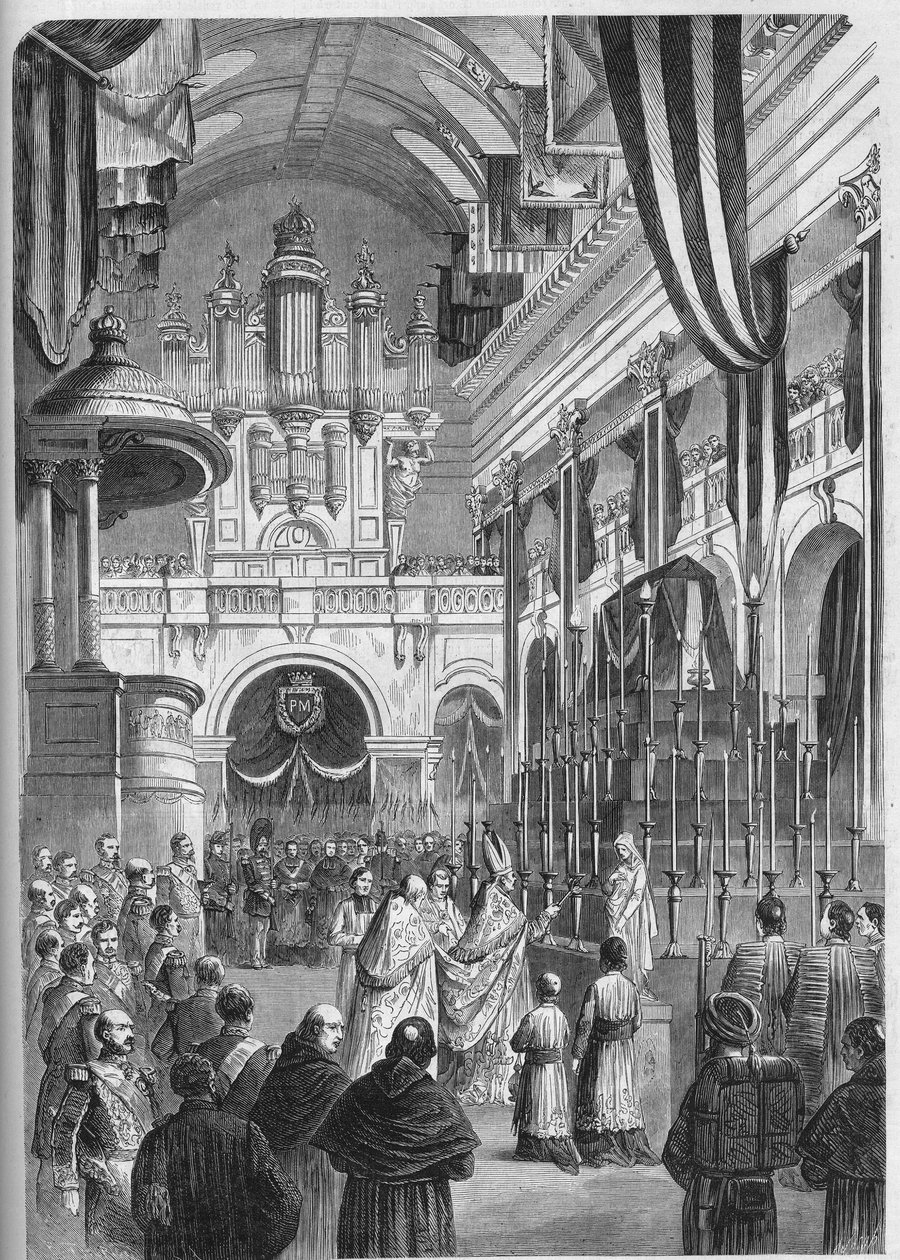 جنازة ماريشال بيليسير (1794-1864) ، دوق مالاكوف: جنازة شهيرة في كنيسة Invalides ، 9 يونيو بواسطة المدرسة الفرنسية
