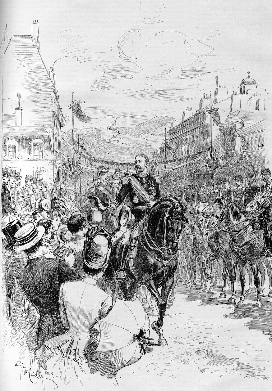 دخل الجنرال بولانجر رسميًا كليرمون فيران (كليرمون فيران) في عام 1887. بواسطة المدرسة الفرنسية