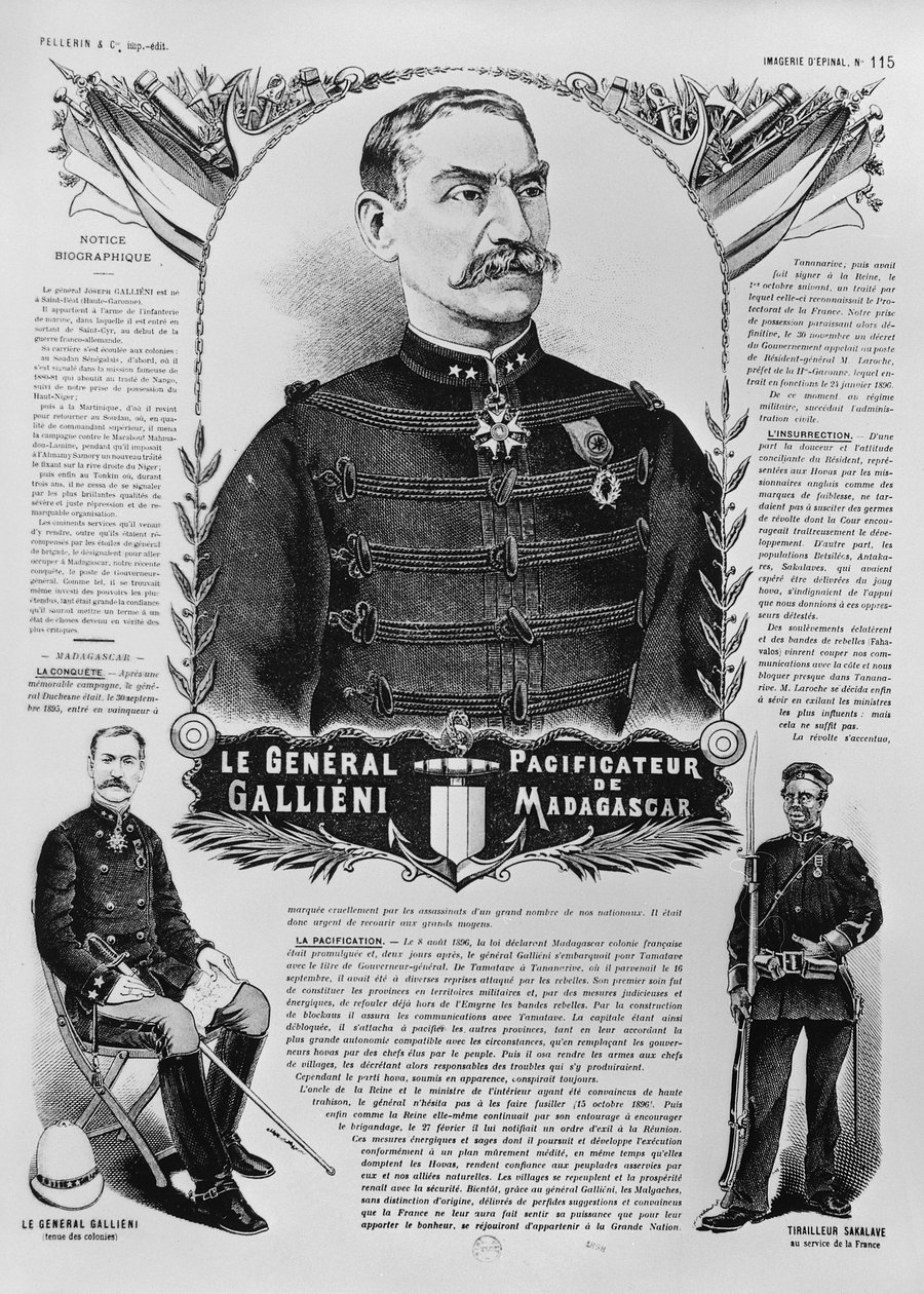 الجنرال جوزيف جاليني (1849-1916) 1898 بواسطة المدرسة الفرنسية