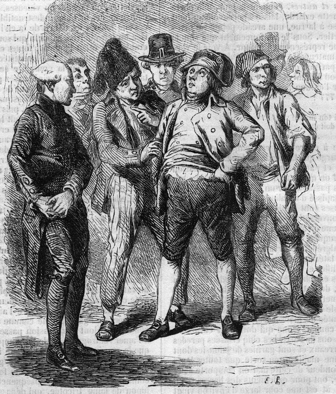كان Goriot رئيس قسمه خلال الثورة. نقش منتصف القرن التاسع عشر. رسم توضيحي لـ "الأب جوريوت" بقلم أونوريه دي بلزاك (1799-1850). بواسطة المدرسة الفرنسية