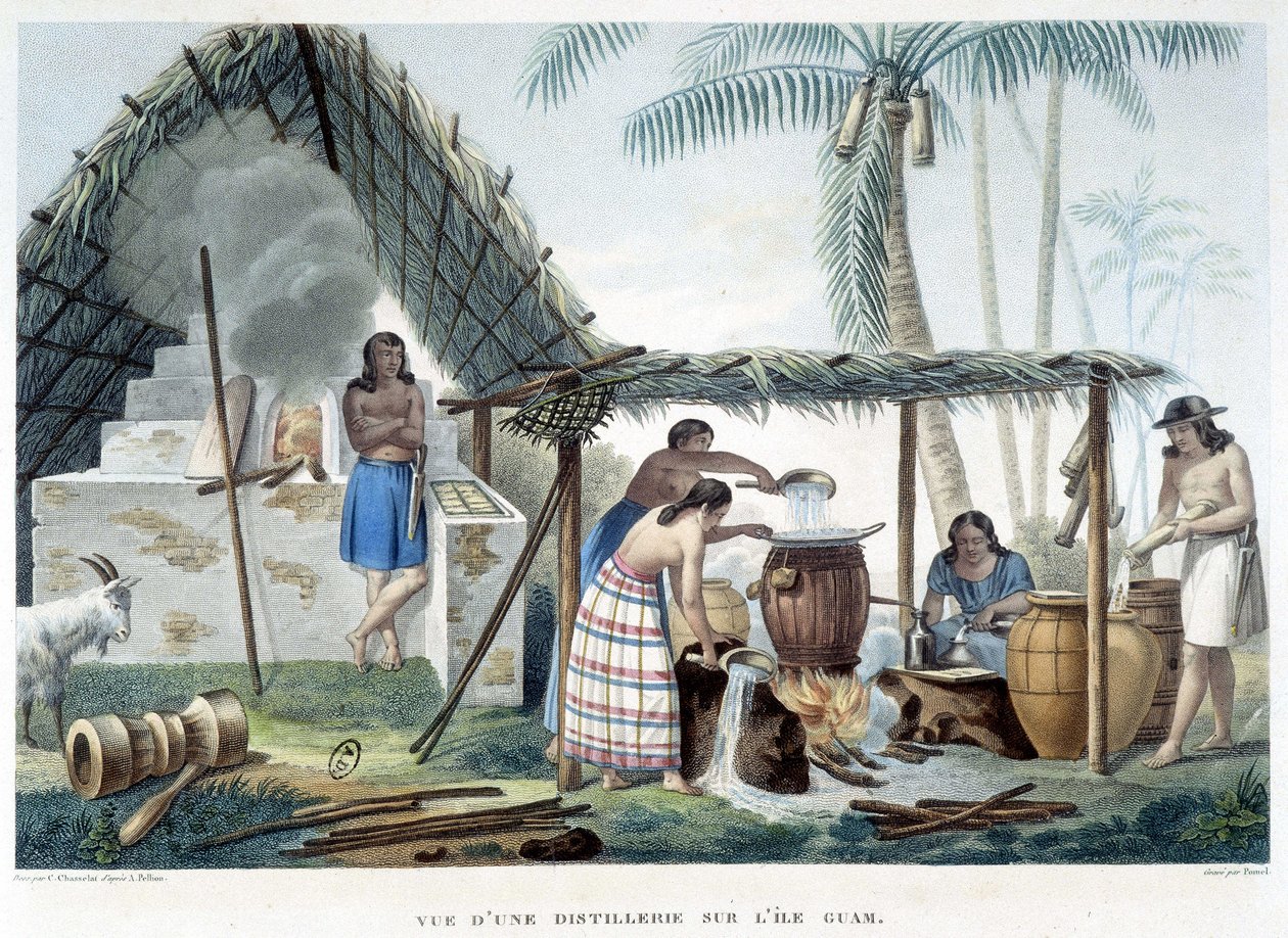 Guam Island Distillery. بواسطة المدرسة الفرنسية