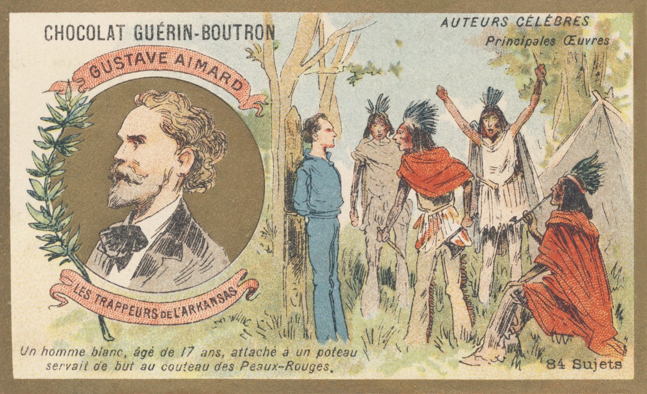 غوستاف إيمارد (1818-1883) ، كاتب فرنسي ، مؤلف كتاب "Les trappers de l