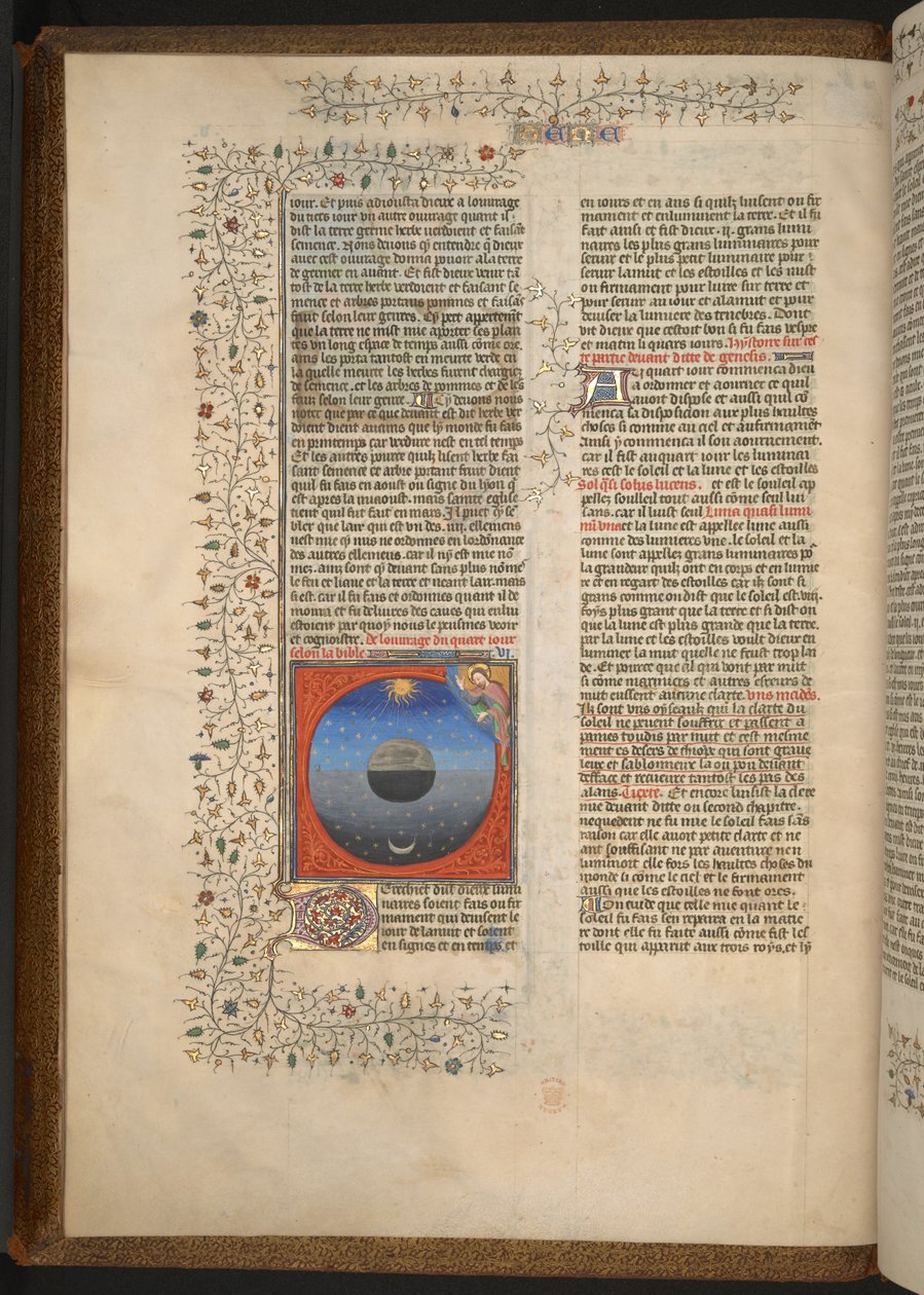 Guyart des Moulins ، تاريخ الكتاب المقدس (الكتاب المقدس هيستورياولكس) ، حوالي 1415 (مخطوطة) بواسطة المدرسة الفرنسية