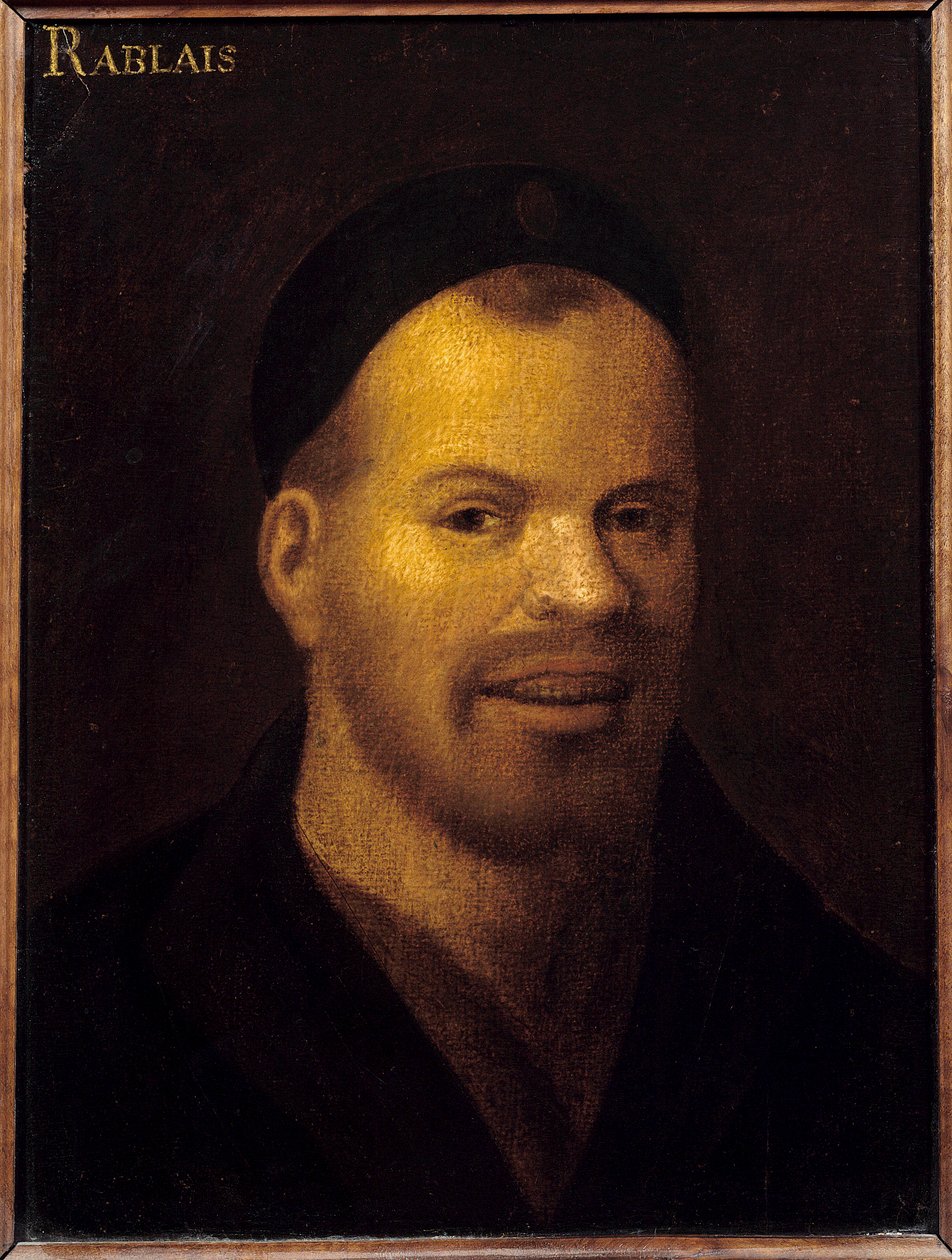 تم تحديد رأس الخيال مرة واحدة باسم فرانسوا رابيليه (1494-1553). رسم المدرسة الفرنسية. القرن السادس عشر. خافت. 0،32 × 0،22 م. فرساي. Musee Du Chateau de Versailles et du Trianon - رأس فاخر عُرف سابقًا باسم فرانسوا رابيليه (1494-1553). باي بواسطة المدرسة الفرنسية