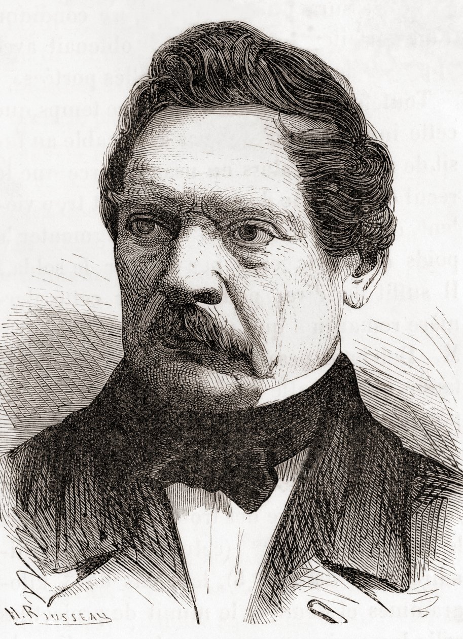 هنري جوستاف ديلفين ، من Les Merveilles de la Science ، نُشر عام 1870 (نقش) بواسطة المدرسة الفرنسية