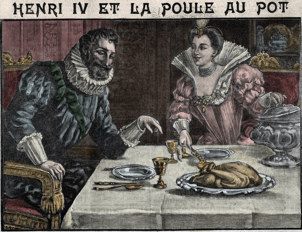 Henri IV and the chicken at the pot: Gabrielle d