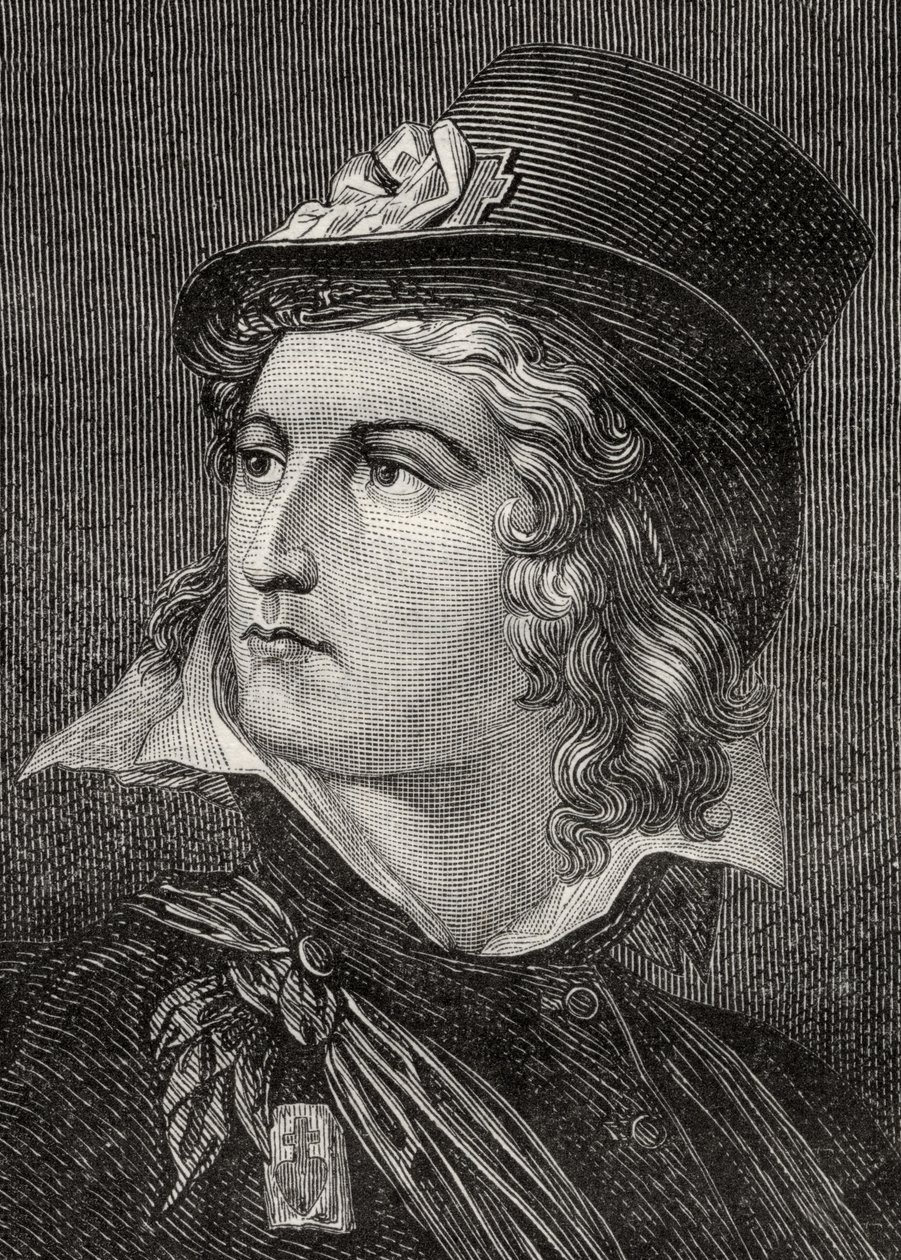 Henri du Vergier ، Comte de la Rochejaquelin ، من "Histoire de la Revolution Francaise" بقلم لويس بلانك (1811-1882) بواسطة المدرسة الفرنسية