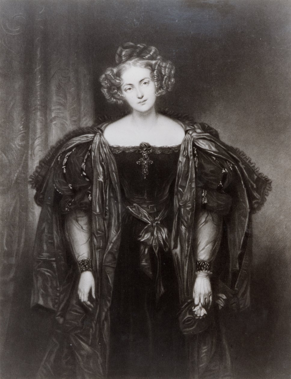 Henriette Sontag في دور Donna Anna في أوبرا Wolfgang Amadeus Mozart دون جيوفاني بواسطة المدرسة الفرنسية