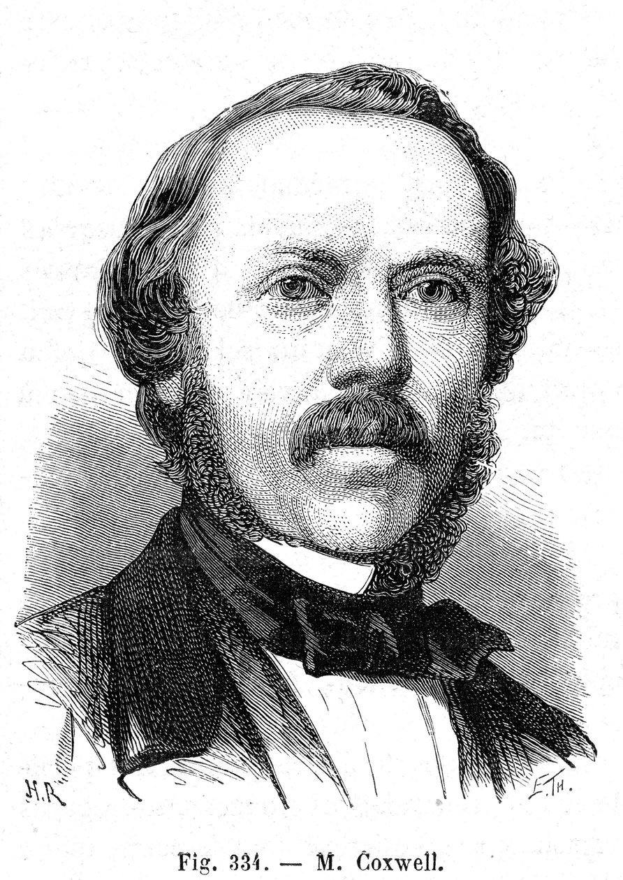 هنري تريسي كوكسويل (1819-1900)، طيار إنجليزي. بواسطة المدرسة الفرنسية