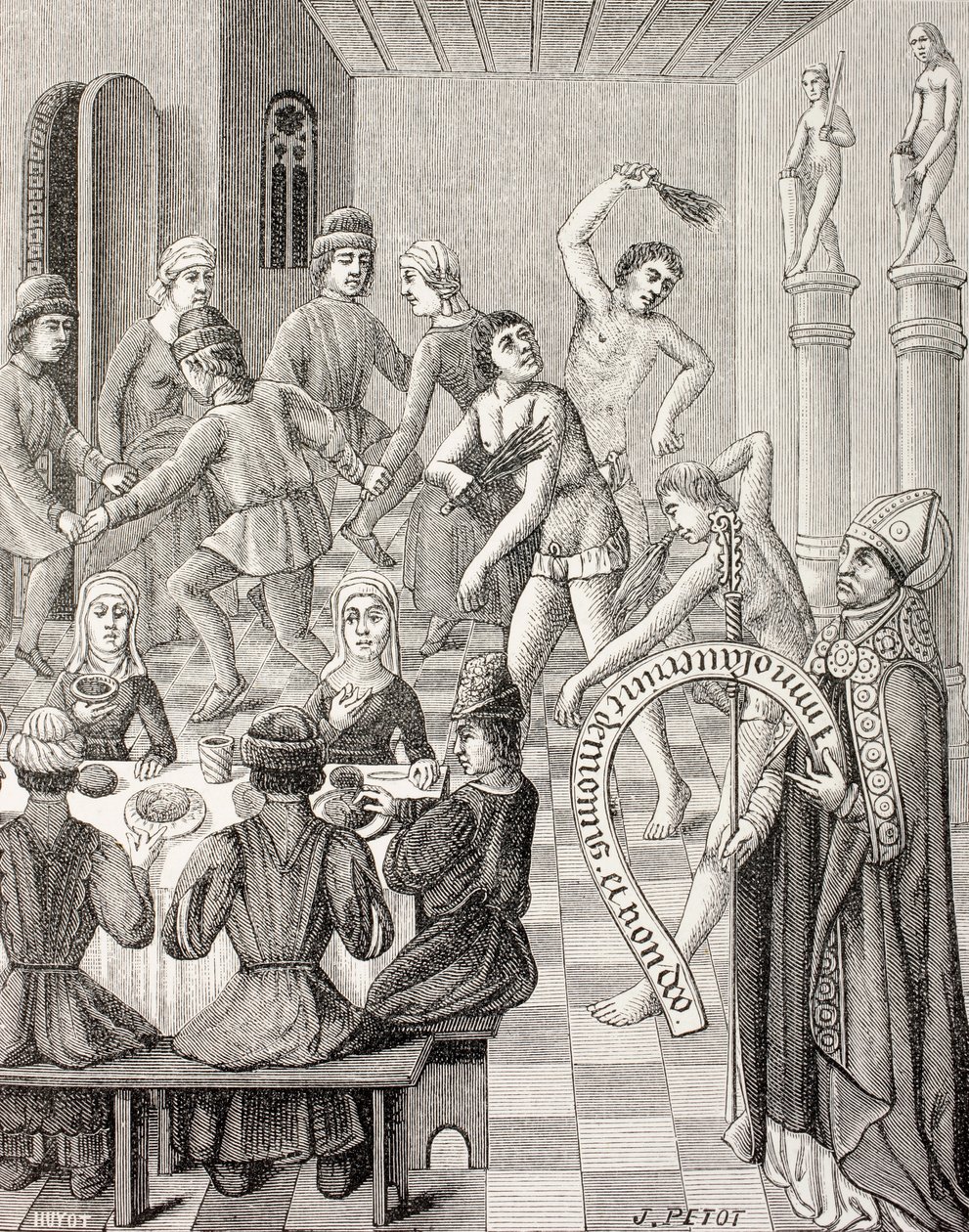 بدعة الرافضة، حوالي عام 1880 (مطبوعة حجرية) بواسطة المدرسة الفرنسية