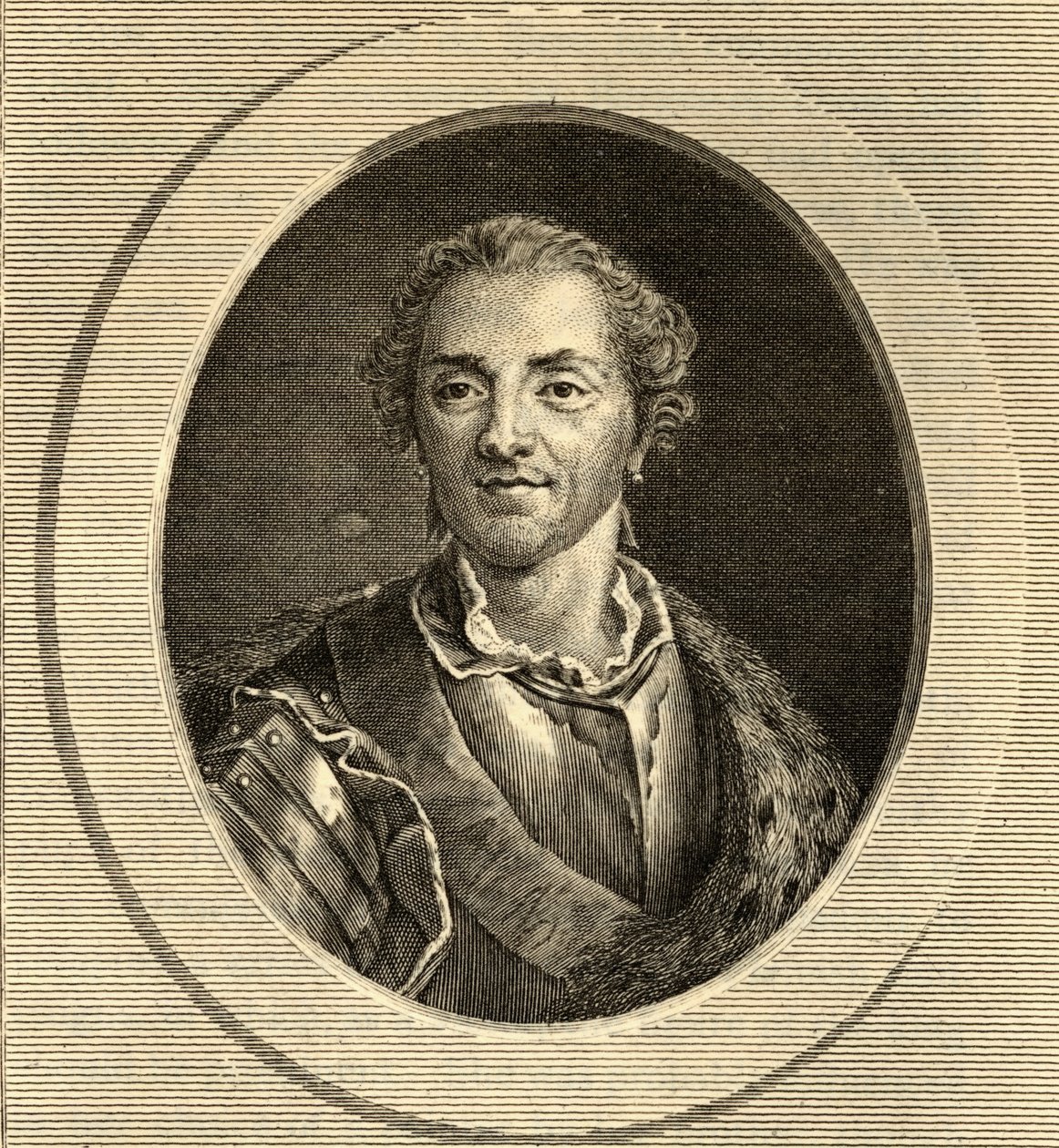 هيرمان موريس (1696-1750) كونت ساكسونيا بواسطة المدرسة الفرنسية
