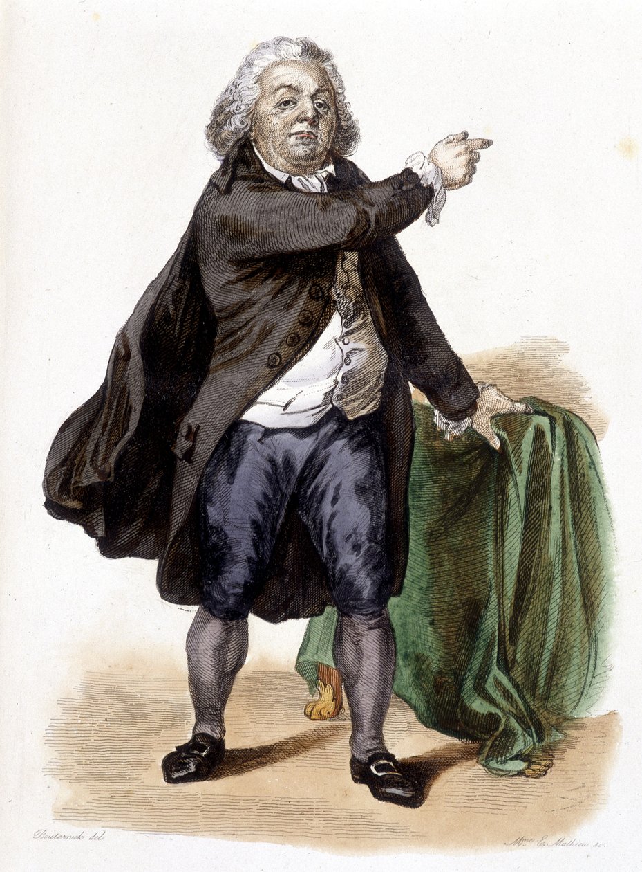 Honore Gabriel (Honore-Gabriel) Riqueti, Count of Mirabeau (1749-1791) - in “” Le Plutarque Français”” by Mennechet بواسطة المدرسة الفرنسية
