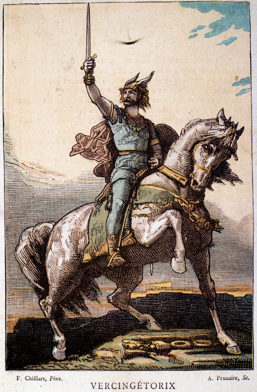 Horseback Vercingetorix بواسطة المدرسة الفرنسية