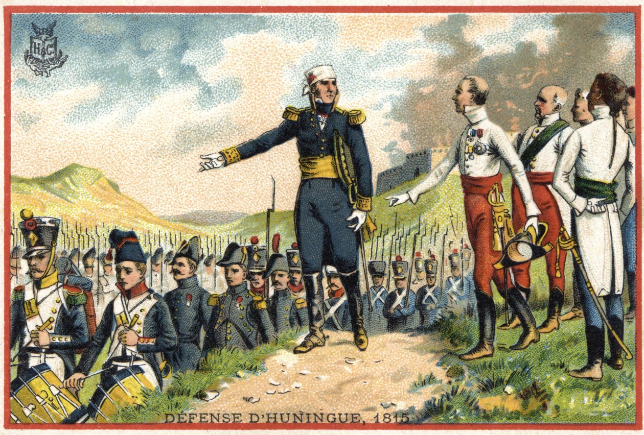 دفاع Huningue في عام 1815 بواسطة المدرسة الفرنسية