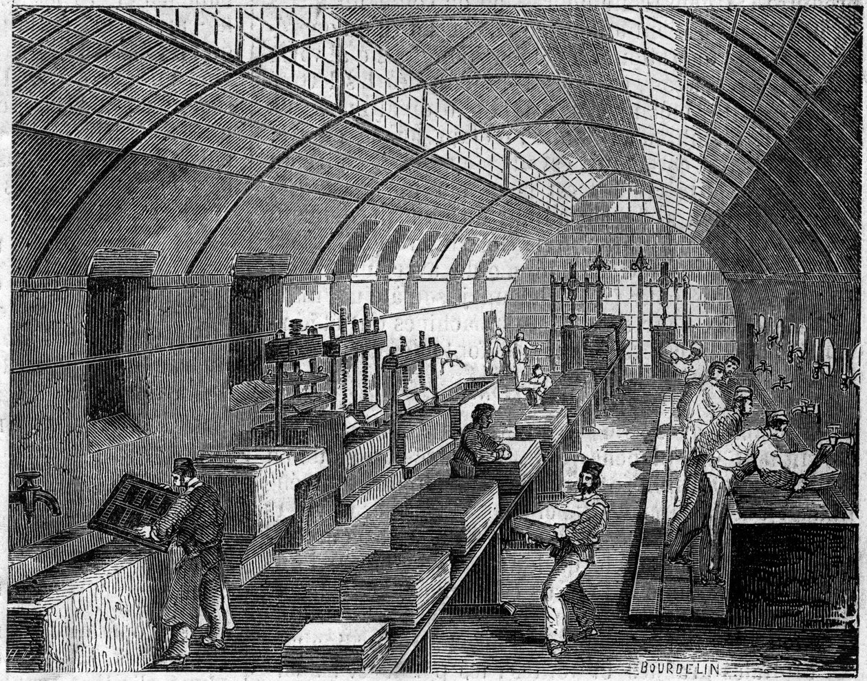Imperiale printing, Paris بواسطة المدرسة الفرنسية