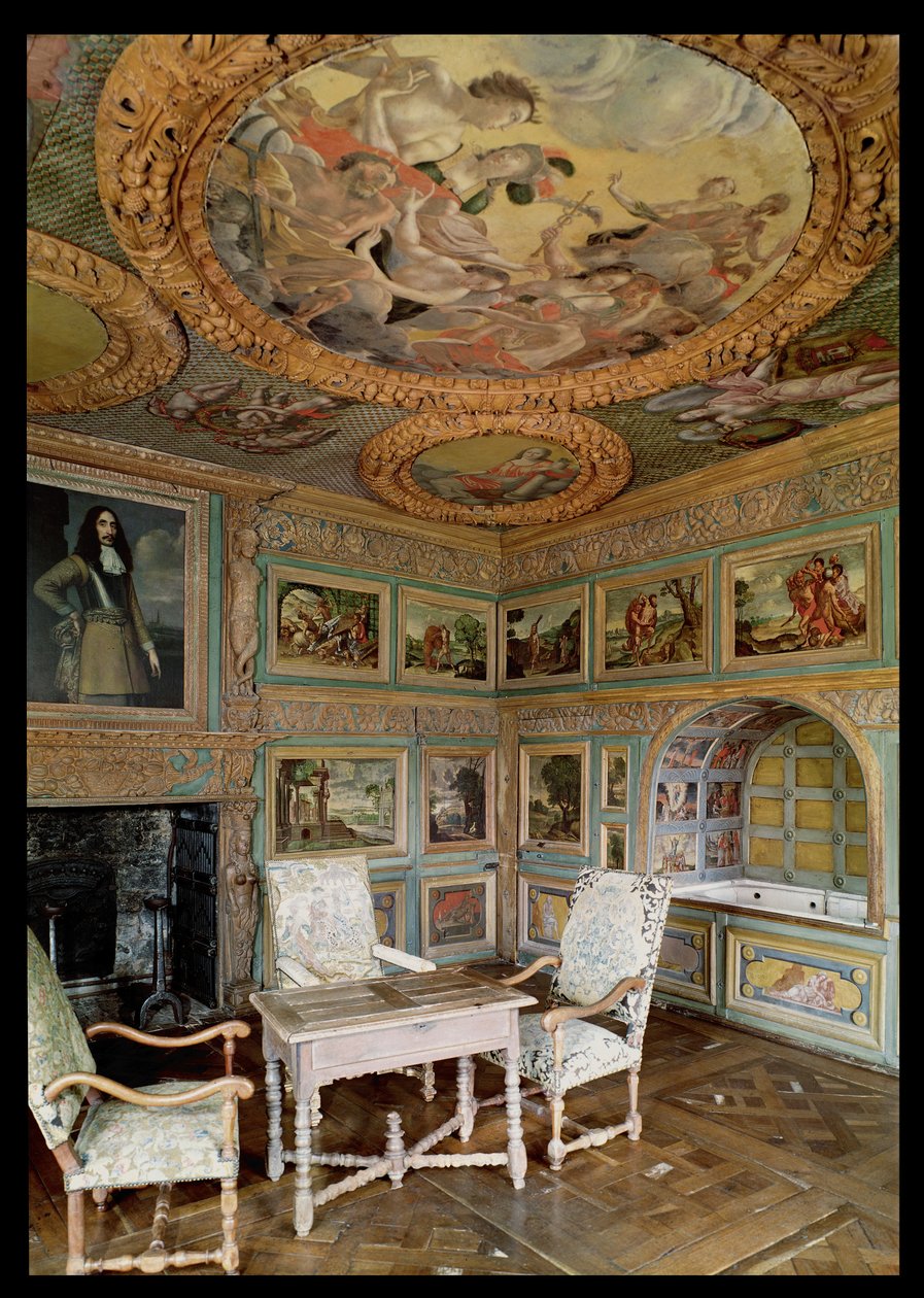 داخل Salle Louis XIV أو Salle de Bain بواسطة المدرسة الفرنسية